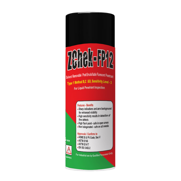 FP12 Solvent Removable / Post Emulsifiable Fluorescent Penetrant