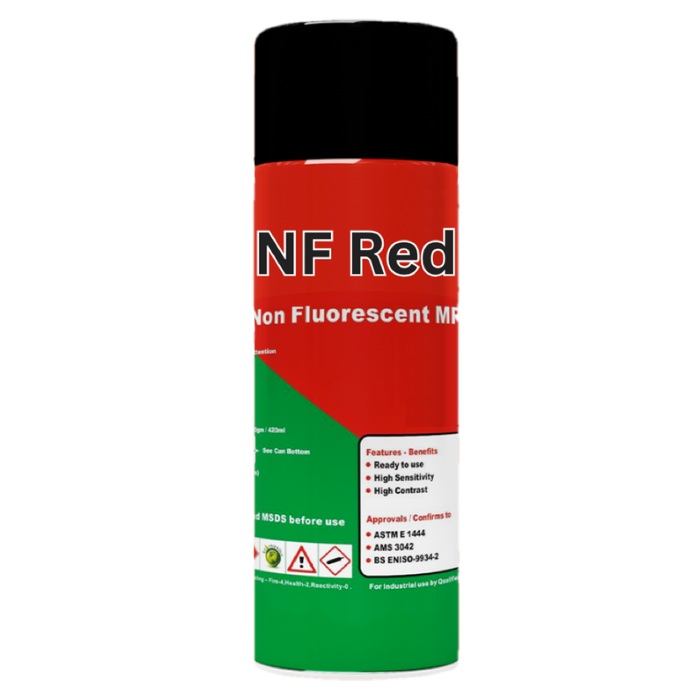 NF Red Visible Magnetic Particle Aerosol